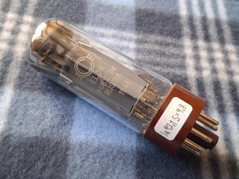 EL34 Svetlana Winged - C - SED / NOS Matchad kvartett radior&ouml;r - Bild 4 av 6