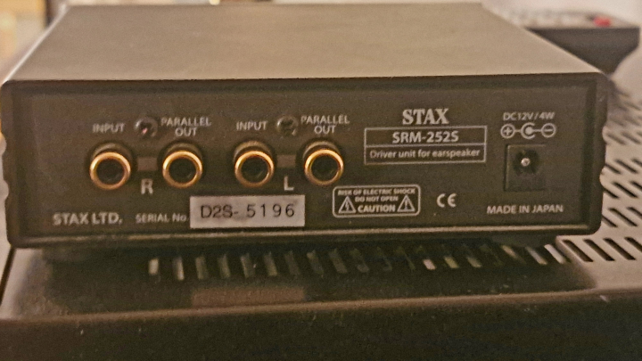 Stax SR-207 + SRM-252S Amp + Music Streamer II