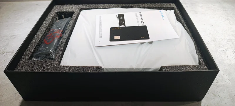 SMSL PA400 silver GaN stereof&ouml;rst&auml;rkare, 2x 250W - Bild 5 av 6