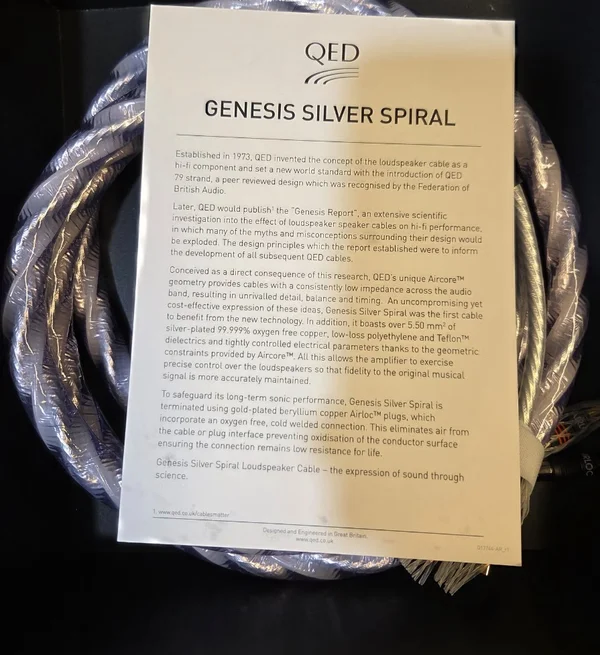 Qed  Genesis silver spiral  Som nya - Bild 3 av 6