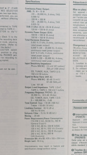 Teac A-X5000 förstärkare