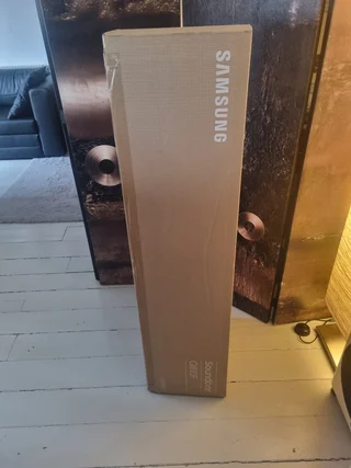 Oöppnad avancerad soundbar bytes