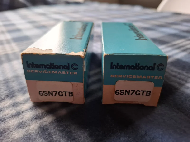 International Servicemaster 6SN7GTB &ndash; NOS &ndash; Matchat par &ndash; Tillverkade av Novosibirsk (NEVZ) - Bild 1 av 8