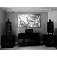 XTZ M8 Monitors, M6 center samt Emotiva BasX A3 slutsteg 