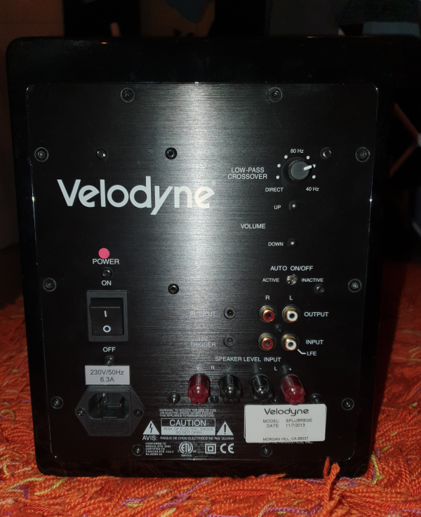 Velodyne SPL-800 Ultra Subwoofer Velodyne SPL-800 Ultra Subwoofer - Bild 3 av 4