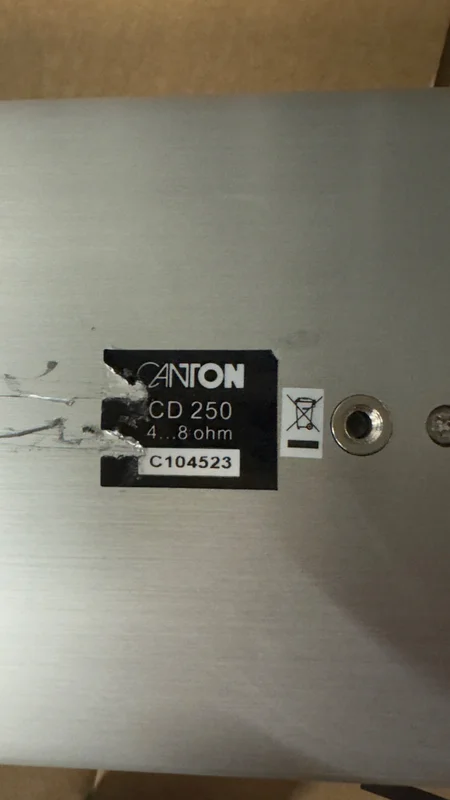 Canton CD 250 och CD220 - Bild 4 av 5