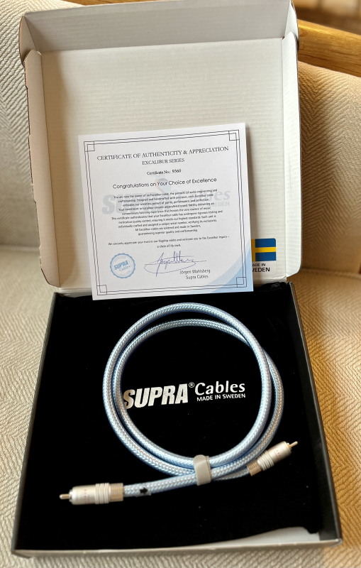 Supra Sword Excalibur Rhodium edition Digitalkabel  - Bild 4 av 5