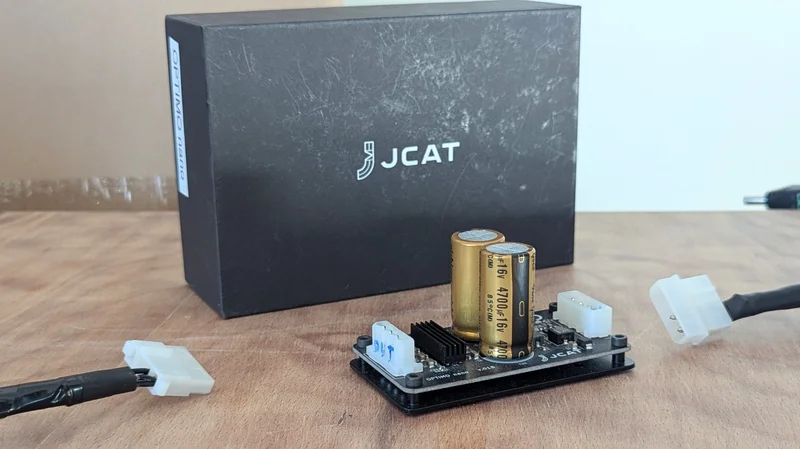 JCAT Optimo Nano 5V power supply upgrade - Bild 1 av 4