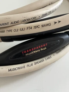 Transparent MusicWave Plus &ndash; h&ouml;gtalarkablar 4 m