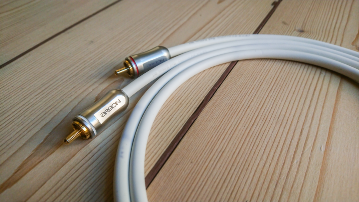 1 par Argon Red Edition IN1, 0,75 meter - analoga signalkablar, RCA-RCA