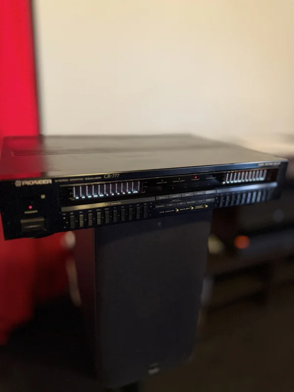 Pioneer GR-777 stereo graphic equalizer svart - Bild 1 av 7
