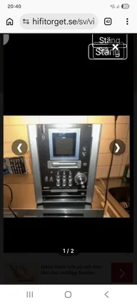Liten Stereo utan fjärren