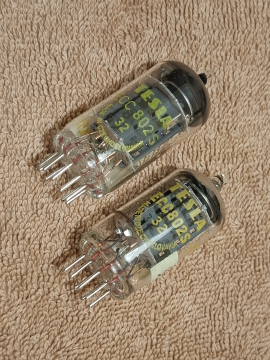 TESLA ECC802S (12AU7WA / ECC82) NOS Radiorör