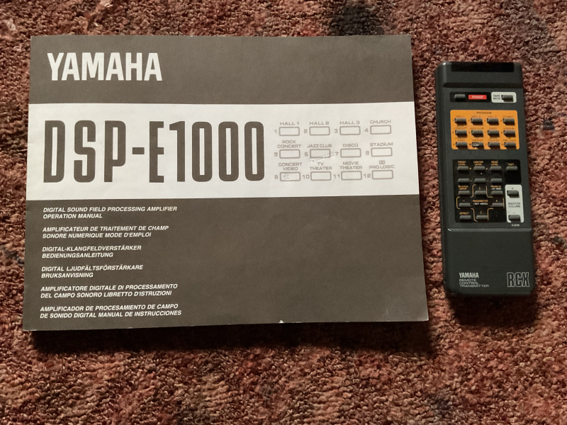 Yamaha dsp. E1000 - Bild 2 av 3
