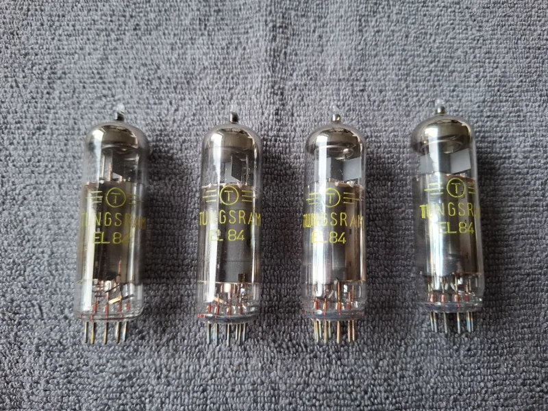 EL84 Tungsram Matchad kvartett NIB NOS 1981 Radiorör EL84 Tungsram Matchad kvartett NIB NOS 1981 Radiorör - Bild 3 av 5