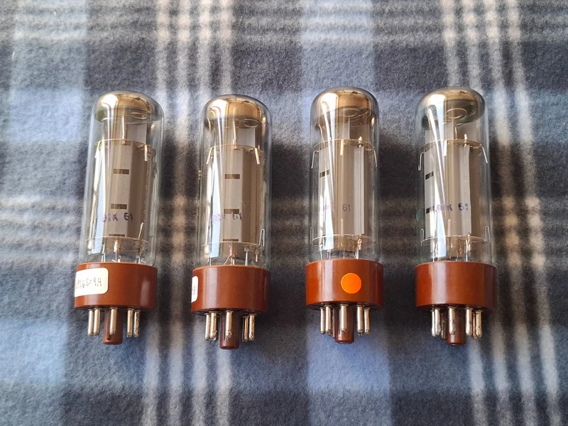 EL34 Svetlana Winged - C - SED / NOS Matchad kvartett radior&ouml;r - Bild 3 av 6