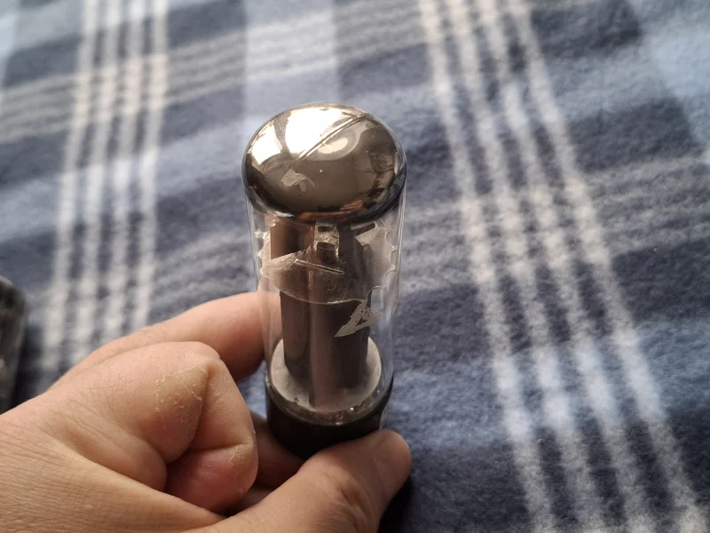 Matsushita 6CA7 (EL34) Made in Japan Begagnade (matchad quad) + 2 - Bild 7 av 7