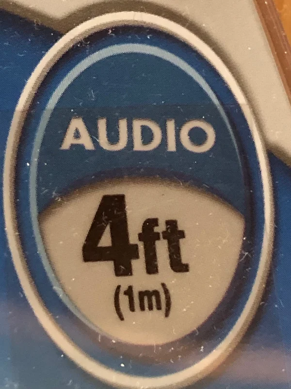 3 Par Monster THX Ultra 600 Stereo RCA Kablar 1m - Bild 8 av 8