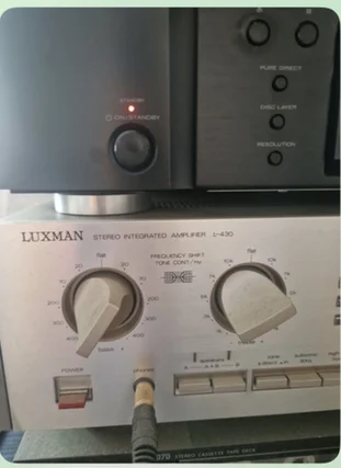 Luxman L-430 &ndash; klassisk vintage f&ouml;rst&auml;rkare, 2 x 105 W