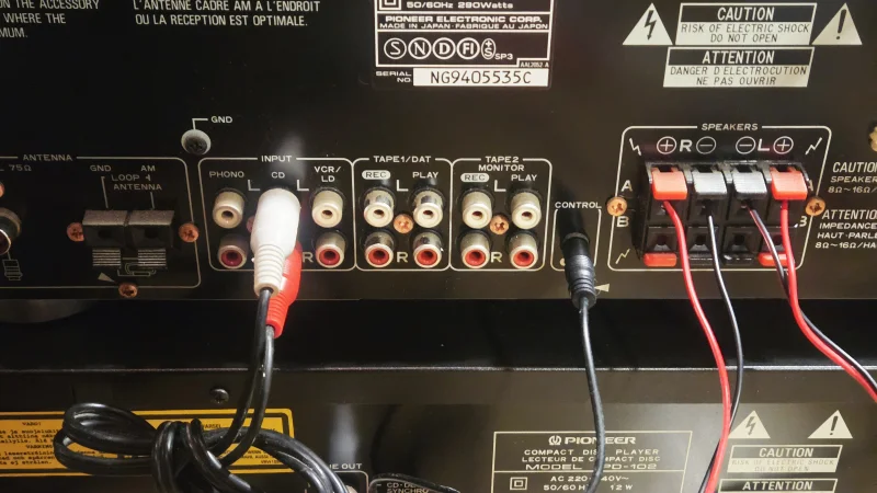 Pioneer stereoreceiver + CD-spelare - Bild 6 av 7