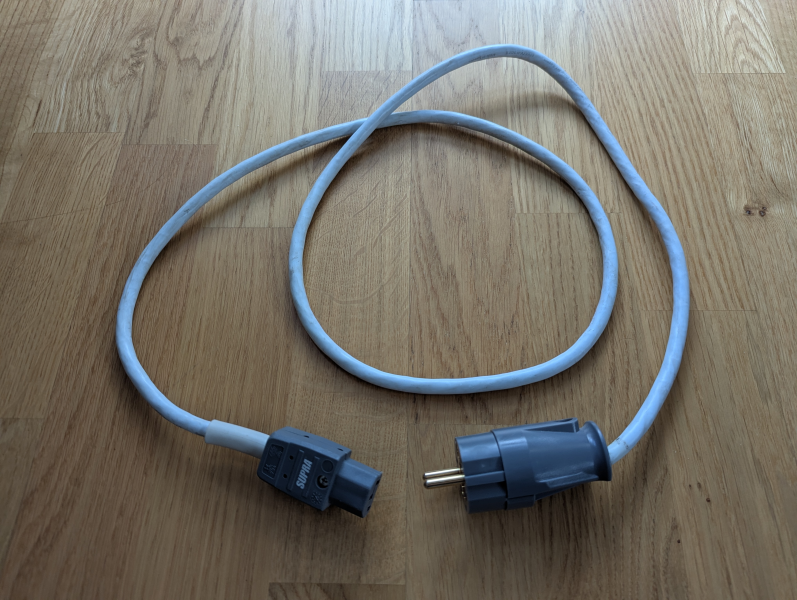 Strömkabel Supra Lorad 1.5 ca 1 m  - Bild 1 av 4