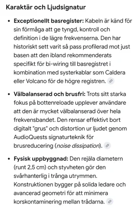 Audioquest Mammoth H&ouml;gtalarkablar