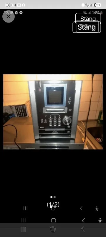 Liten stereo panasonic - Bild 1 av 2