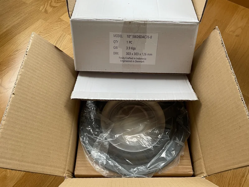 10” SW26DAC76-8 subwoofer 10” SW26DAC76-8 subwoofer - Bild 3 av 3