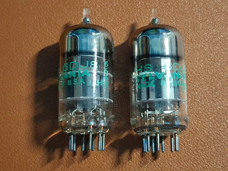 Sylvania JHS 6DJ8 / ECC88 – NOS matchat par – USA 1966 Sylvania JHS 6DJ8 / ECC88 – NOS matchat par – USA 1966 - Kuva 6 / 7