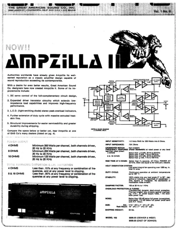 GAS Ampzilla II slutsteg - Bild 3 av 4