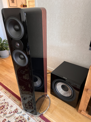 Q Acoustics Concept 500 svart/rosewood