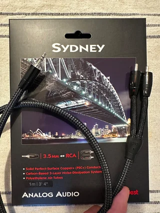 AudioQuest Sydney 3.5mm Mini till RCA (1m) – Nyskick m....