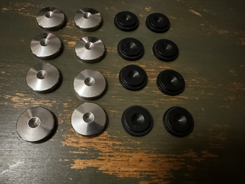 Underlägg för spikes