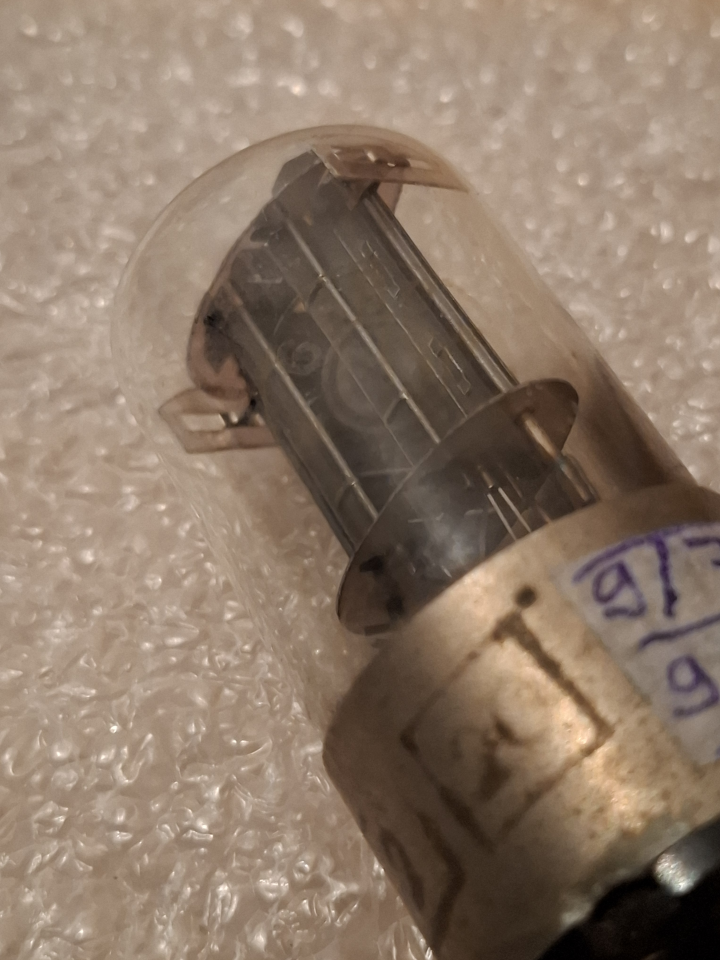MELZ 6N8S / 6H8C / 1578 / 6SN7 METAL BASE NOS 1954 Rare Military