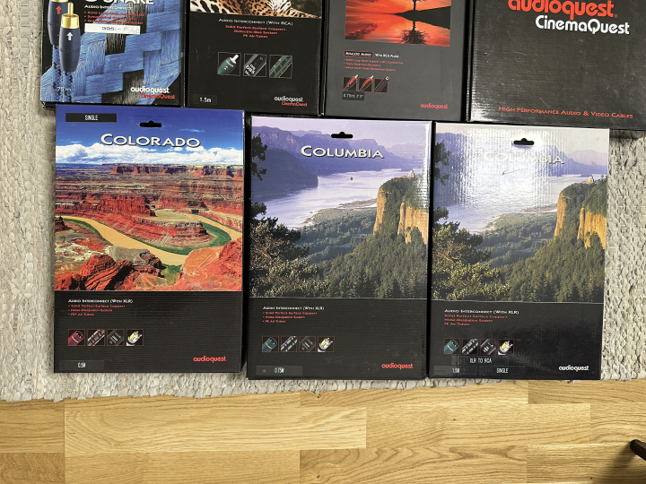 Audioquest Single Cables x 7 (Over SEK 20000 Worth)