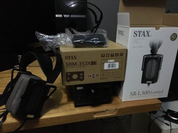 Stax L300 Limited Edition set + L700 ark + läderkuddar