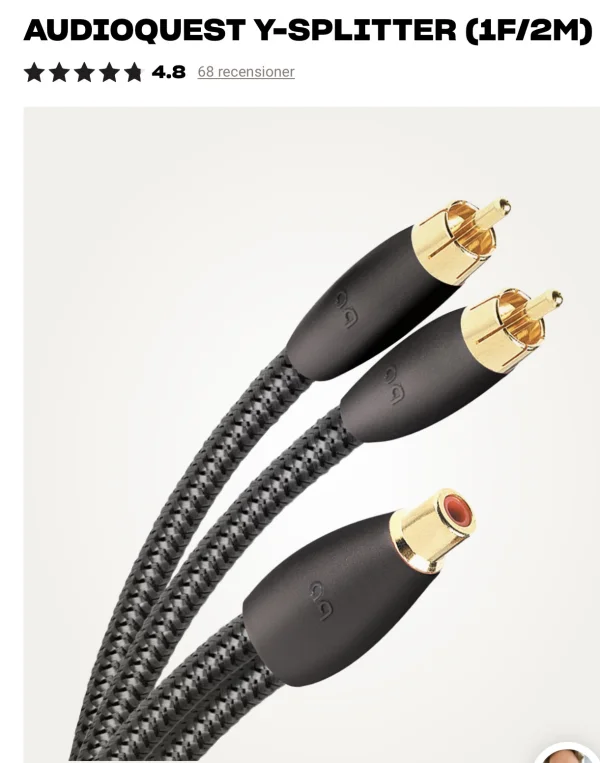 Audioquest y-split - Bild 1 av 1