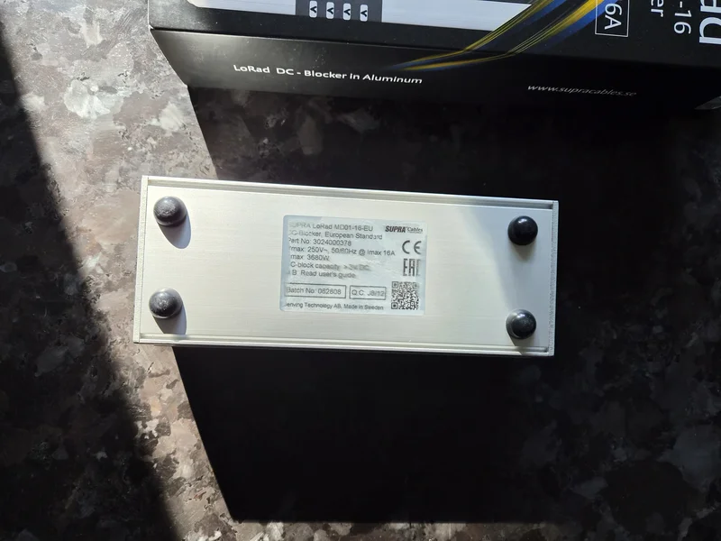 Supra LoRad MD01-EU-16 DC-Blocker Mark 3.1 Supra LoRad MD01-EU-16 DC-Blocker Mark 3.1 - Bild 4 av 5