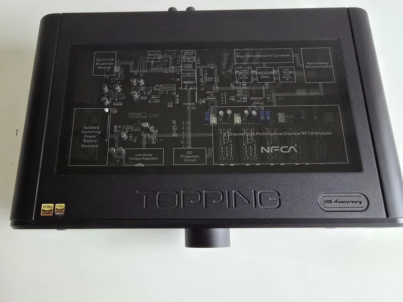 Topping dx9 dac och h&ouml;rlursf&ouml;rst&auml;rkare  - Bild 3 av 4