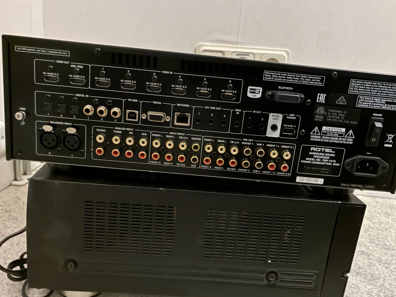 Rotel RSP-1576 Processor. - Kuva 2 / 2