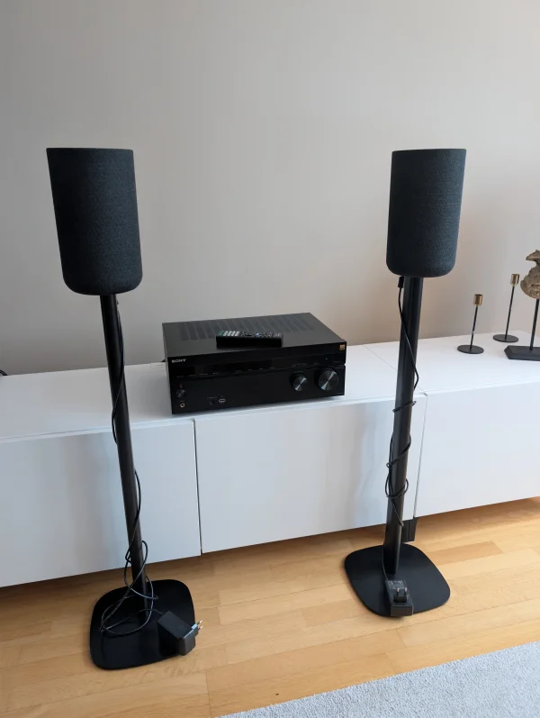 Sony TA-AN1000 Receiver + Sony SA-RS5 tr&aring;dl&ouml;sa bakh&ouml;gtalare - Bild 1 av 2