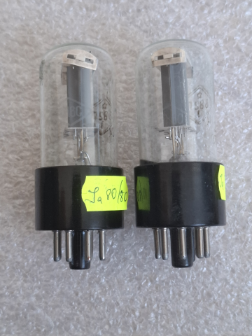 6N8S 6H8C Ribbed Anode / FOTON 60s / 1578 / 6SN7 Double Triode