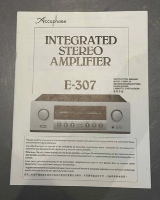 Originalmanual Accuphase E-307