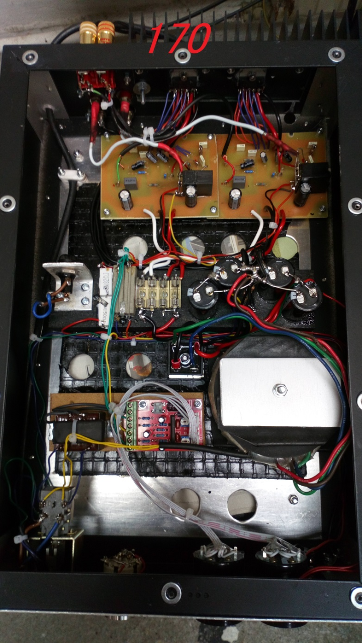 slutsteg. chipamp TDA 7294v  DIY.