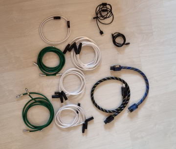 Mängder med kablar, allt eller inget.