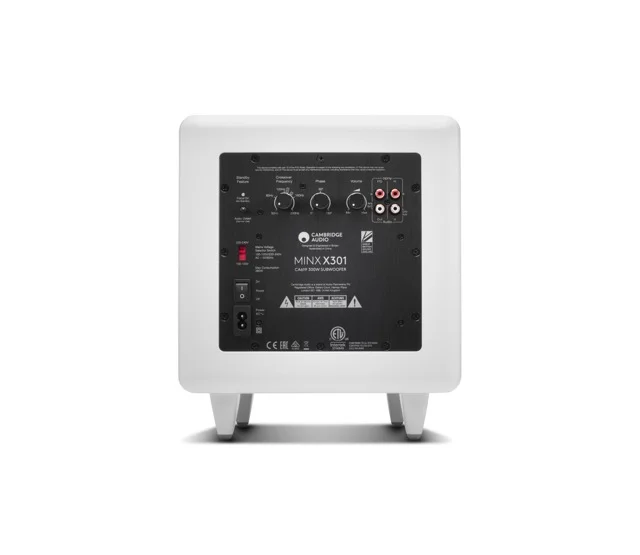 Cambridge Audio Subwoofer Minx X301 Vit "Demo-ex" - Bild 2 av 2