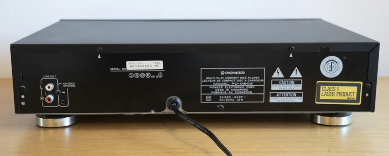 Pioneer PD-M602 Compact Disc Changer (1993-94) - Bild 3 av 4