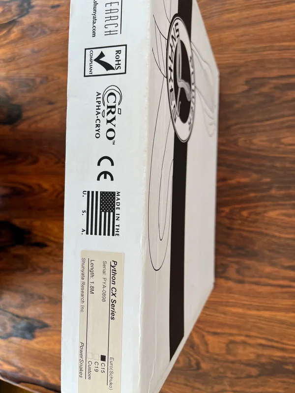 Shunyata Research Python Helix CX 1,8m - Bild 3 av 4