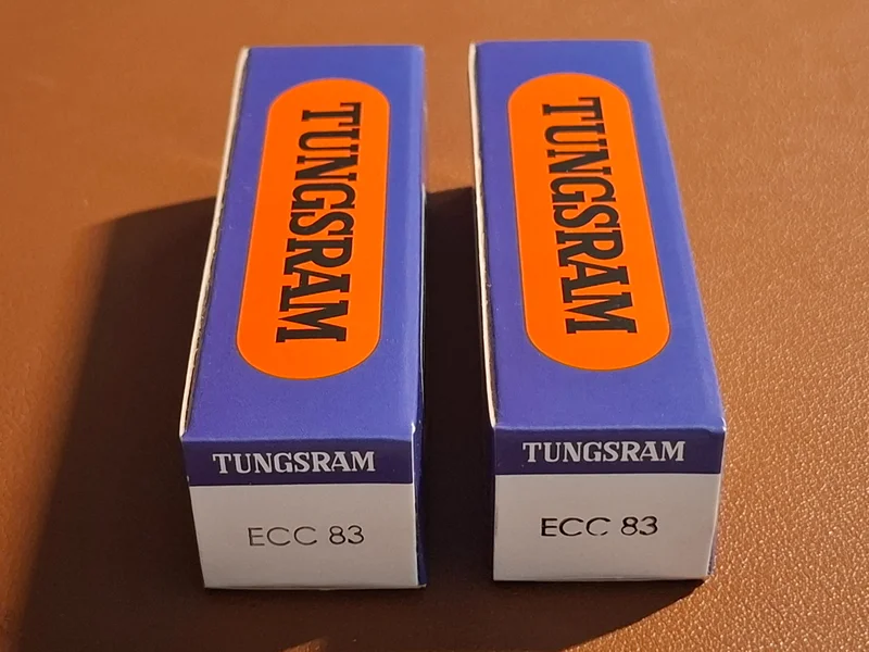 Matchat par Tungsram ECC83 / 12AX7 &ndash; Testar som NOS  - Bild 1 av 5