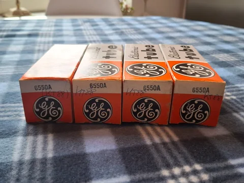 GE 6550A – NOS matchad quad – Made in USA – testade på ...
